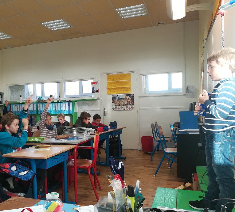 Présentation de livres en CE2
