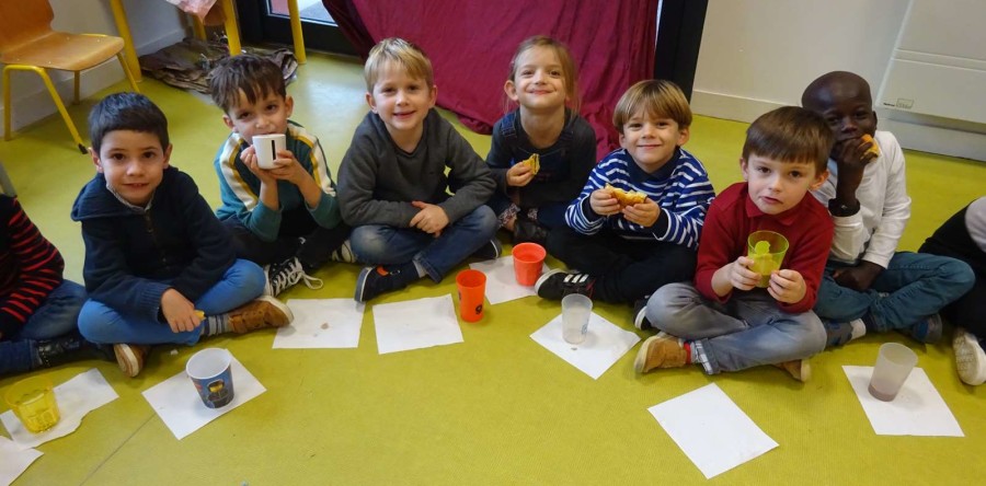 Le goûter de Noël pour les GS