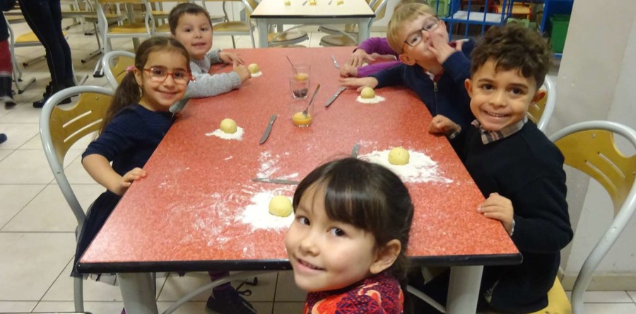 Confection des manalas pour les GS