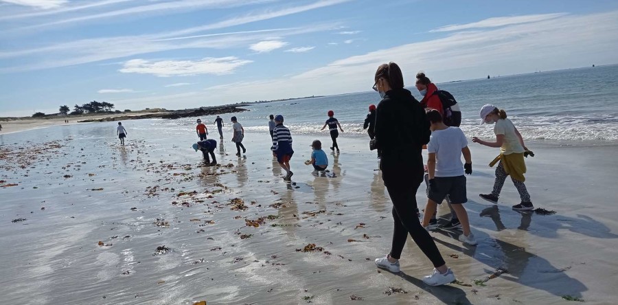 Sortie nettoyage de la plage de Kerguelen