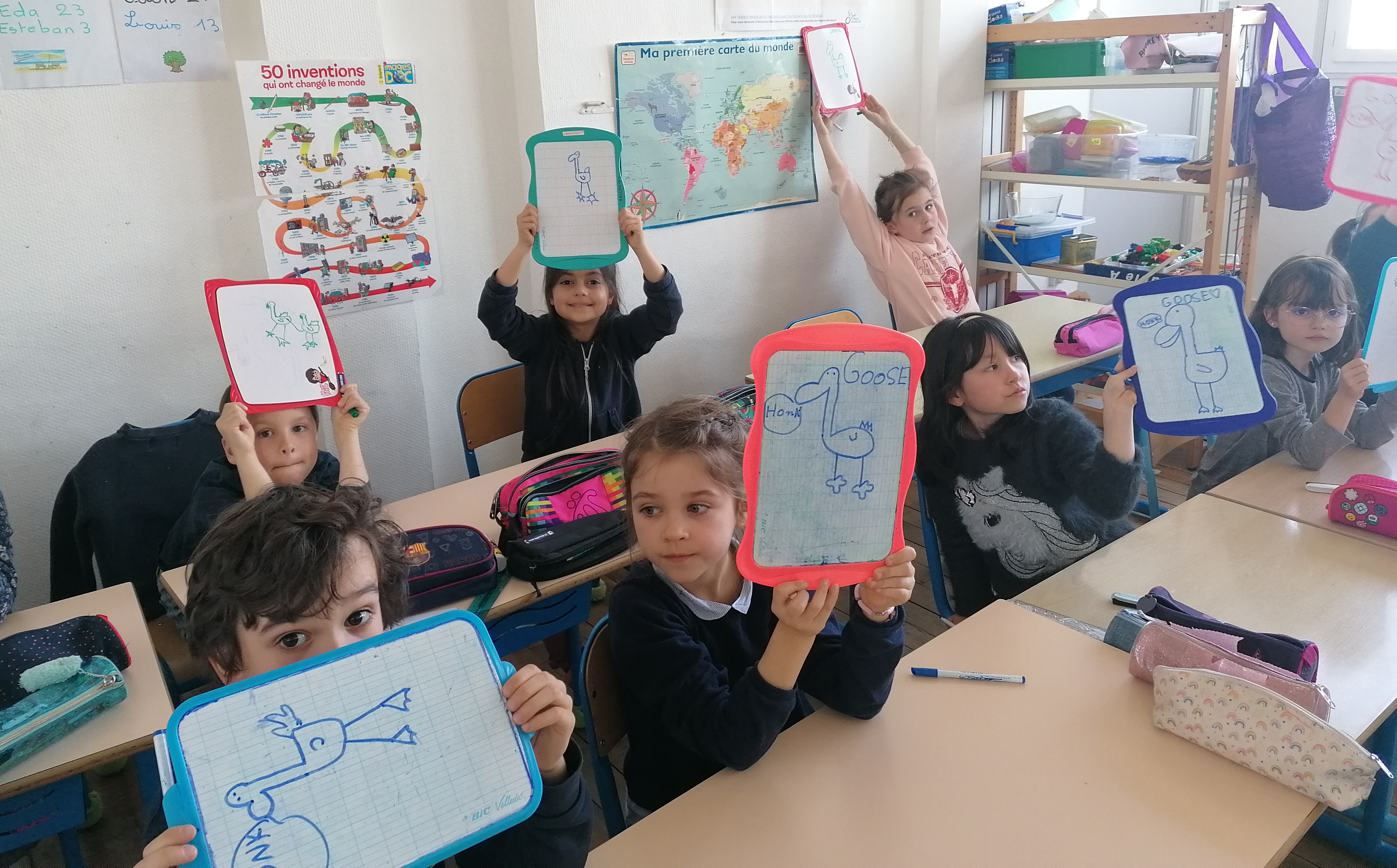 let's draw Goose CE1 Mme Belghit